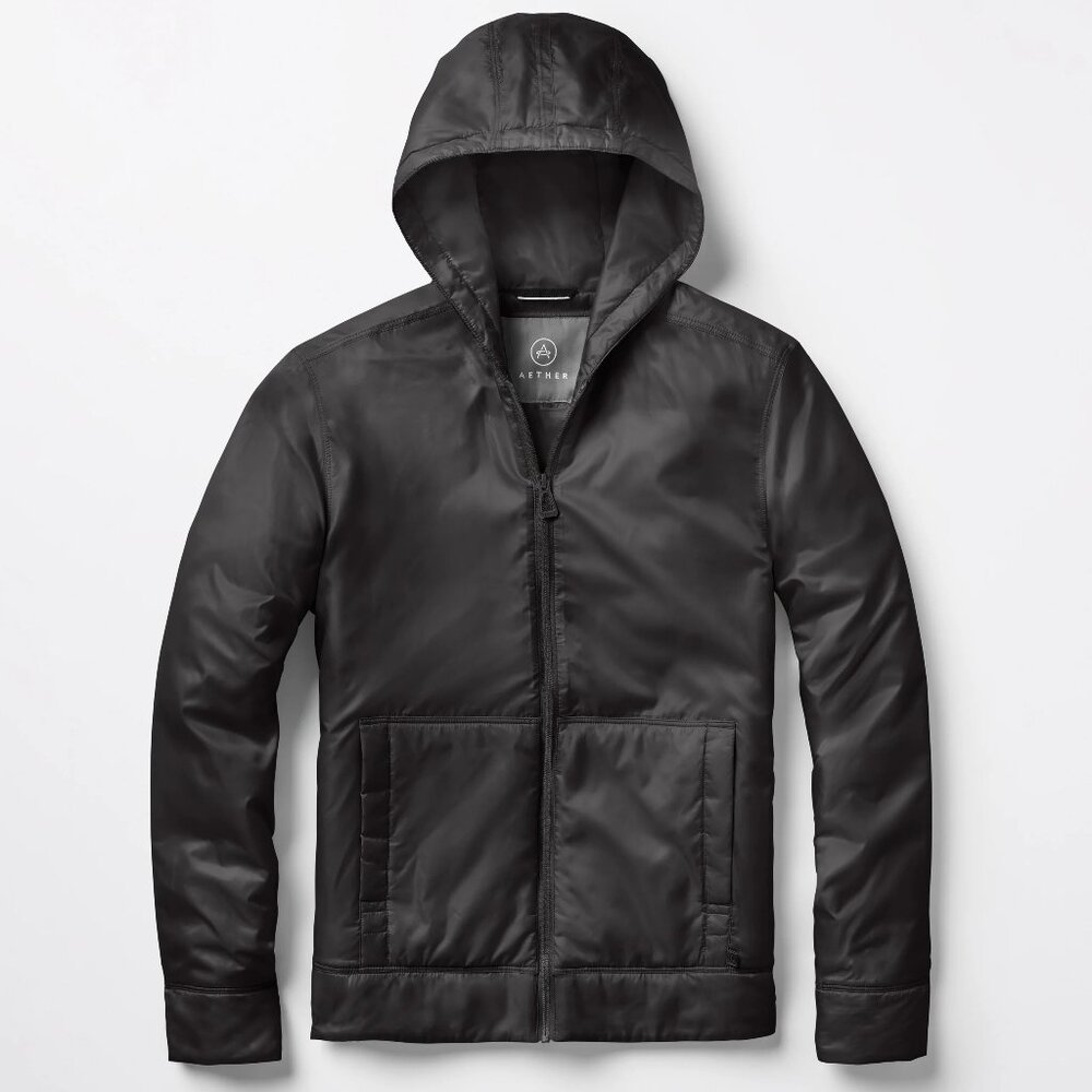 AETHER Black Eco Space Hoodie